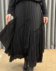 siyah sz 5475 sentez viola parçalı etek 4