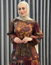 bordo 25k 4908 missemramiss layers desenli elbise 3