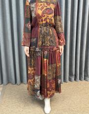 bordo 25k 4908 missemramiss layers desenli elbise 4