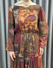 bordo 25k 4908 missemramiss layers desenli elbise 5