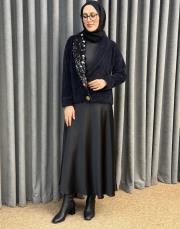 siyah 4881 missemramiss solenne payetli angora cek 2