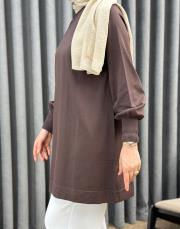 kahve 25y 500 nuss triko tunik 5