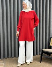 kırmızı 25y 500 nuss triko tunik 2
