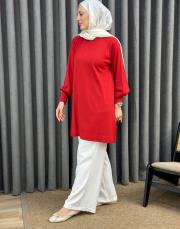 kırmızı 25y 500 nuss triko tunik 3