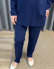 lacivert 01353 nuss çelik örgü merserize pantolon