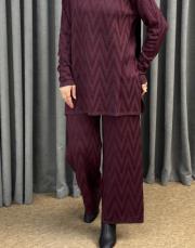 bordo 13540 nuss triko pantolon 3