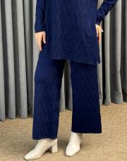 lacivert 13540 nuss triko pantolon