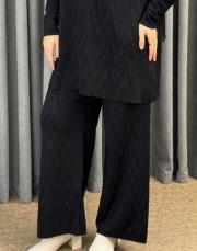 siyah 13540 nuss triko pantolon 3