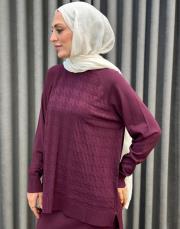 bordo 01350 nuss triko tunik