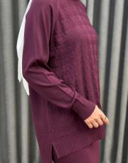 bordo 01350 nuss triko tunik 2