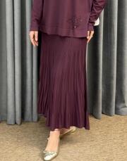 bordo 13520 nuss triko etek 2