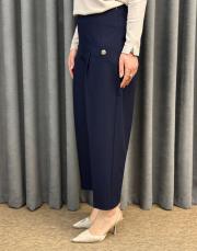 lacivert sz 5641 sentez rosa pantolon 2