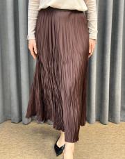 kahve sz 5443 sentez saten etek 4