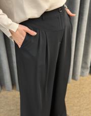 siyah sz 5638 sentez eyfel pantolon 3