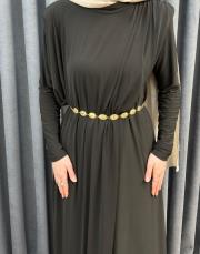 kahve 6365 qashe paris elbise 4