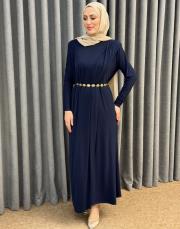 lacivert 6365 qashe paris elbise