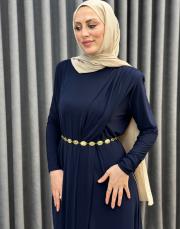 lacivert 6365 qashe paris elbise 2