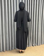 siyah 6365 qashe paris elbise 7