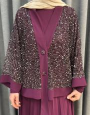 mürdüm 6580 qashe üçlü etekli takım 6