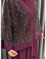 mürdüm 6580 qashe üçlü etekli takım 7