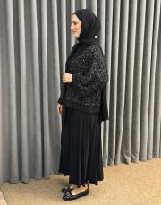 siyah 6580 qashe üçlü etekli takım 3