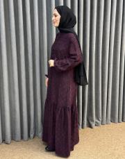 bordo 26y 2026 nuss elbise 2