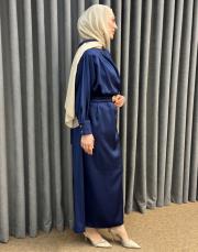 lacivert 5191 missemramiss midnight silk elbise 4