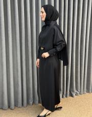 siyah 5191 missemramiss midnight silk elbise 2