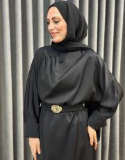 siyah 5191 missemramiss midnight silk elbise 3