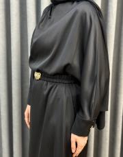 siyah 5191 missemramiss midnight silk elbise 6