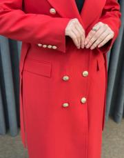 kırmızı 5347 missemramiss blazer trençkot 6