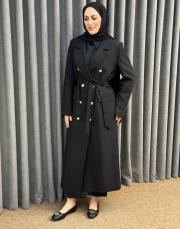 siyah 5347 missemramiss blazer trençkot