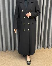 siyah 5347 missemramiss blazer trençkot 4