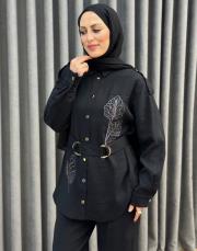 siyah 5125 missemramiss flower touch takım 2