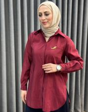 bordo 5292 missemramiss sunshine gömlek