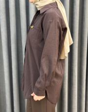 kahve 5292 missemramiss sunshine gömlek 6