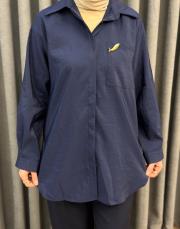 lacivert 5292 missemramiss sunshine gömlek 5