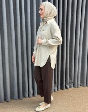 bej 5292 missemramiss sunshine gömlek 2