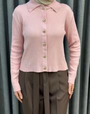 pembe 5307 misssemramiss belli noir hırka 4