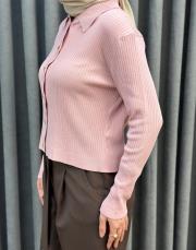 pembe 5307 misssemramiss belli noir hırka 5