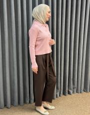 pembe 5307 misssemramiss belli noir hırka 6