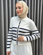 siyah beyaz 5307 misssemramiss belli noir hırka