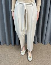 bej 5291 missemramiss kuşaklı havuç pantolon