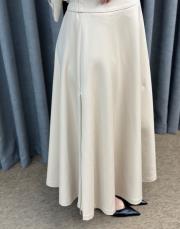 taş sz 5491 sentez rozie yanı fermuarlı kloş etek 4