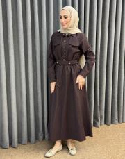 kahve 5280 missemramiss elbise