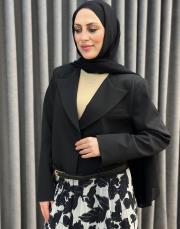 siyah 5345 missemramiss evora ceket