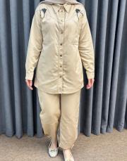 bej 5138 missemramiss ricamo pesce takım 4