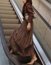 kahve desen 5152 missemramiss zingara etek