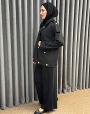 siyah 5349 missemramiss vetra trençkot 3