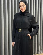 siyah 5268 missemramiss ashline elbise 3